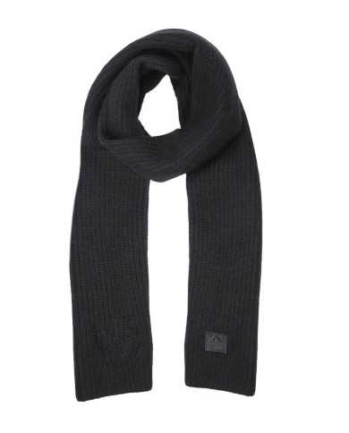 sciarpa nera da donna con patch logata LOVE BIRDS | PINKO sciarpa nera da donna con patch logata LOVE BIRDS | PINKO