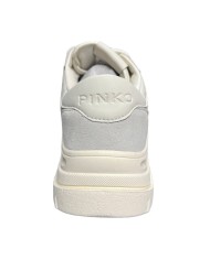 sneakers bianche da donna con logo patch LOVE BIRDS | PINKO