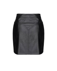 gonna nero limousine da donna con cintura, fibbia e occhielli | PINKO gonna nero limousine da donna con cintura, fibbia e occhielli | PINKO