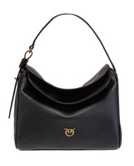 borsa nero e oro antico da donna linea BIG LEAF BAG | PINKO borsa nero e oro antico da donna linea BIG LEAF BAG | PINKO