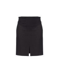 gonna nera da donna leggermente svasata e spacco centrale | PINKO gonna nera da donna leggermente svasata e spacco centrale | PINKO