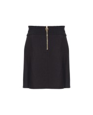 gonna nera da donna leggermente svasata e spacco centrale | PINKO gonna nera da donna leggermente svasata e spacco centrale | PINKO