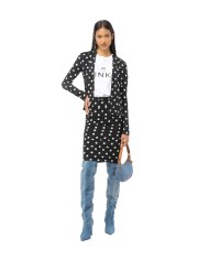 giacca nero/bianco da donna con stampa pois all-over | PINKO giacca nero/bianco da donna con stampa pois all-over | PINKO