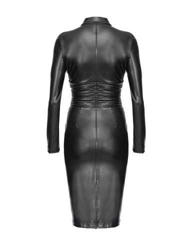 abito slim midi nero limousine da donna arricciato in vita | PINKO abito slim midi nero limousine da donna arricciato in vita | PINKO