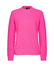 maglia fuxia da donna con placchetta logata LOVE BIRDS | PINKO maglia fuxia da donna con placchetta logata LOVE BIRDS | PINKO