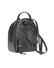 zaino nero/oro antico da donna con fibbia LOVE BIRDS CUT | PINKO zaino nero/oro antico da donna con fibbia LOVE BIRDS CUT | PINKO