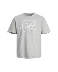 JACK & JONES T-Shirt Uomo 12246422 HALBIE AI 23/24 cotone con maxi ...