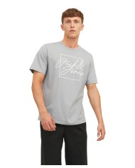 JACK & JONES T-Shirt Uomo 12246422 HALBIE AI 23/24 cotone con maxi ...