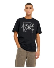 JACK & JONES T-Shirt Uomo 12246422 HALBIE AI 23/24 cotone con maxi ...