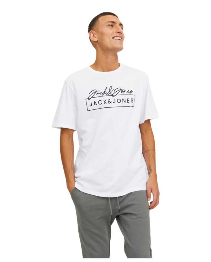 JACK & JONES T-Shirt Uomo 12246422 HALBIE AI 23/24 cotone con maxi ... JACK & JONES T-Shirt Uomo 12246422 HALBIE AI 23/24 cotone con maxi ...