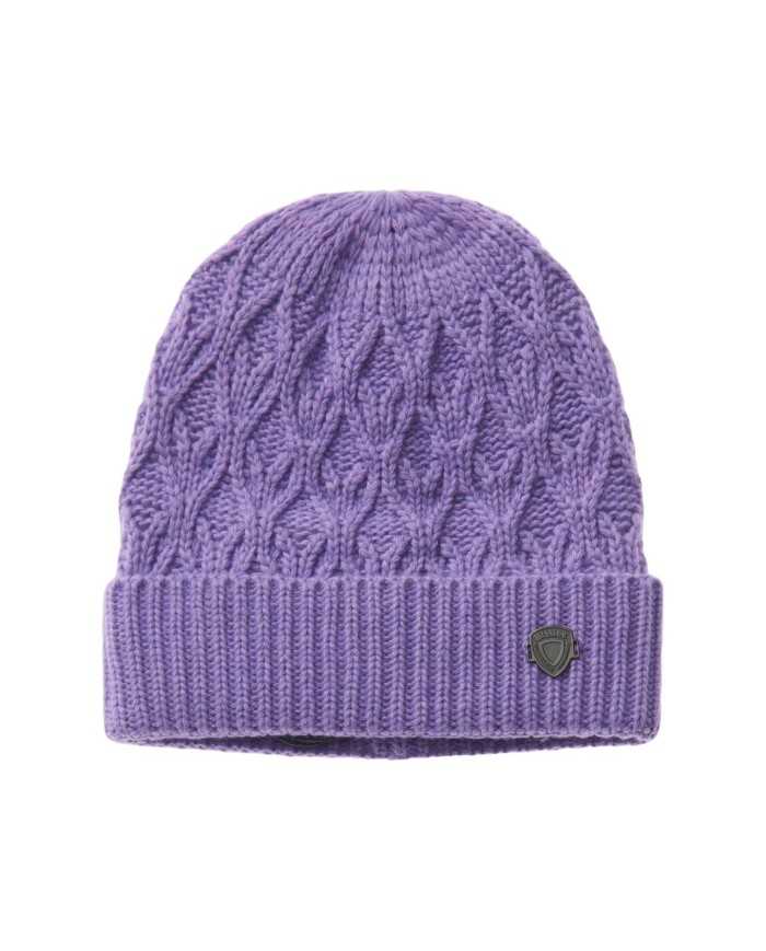 cappello viola ortensia da uomo con motivo a trecce e placca | BLAUER cappello viola ortensia da uomo con motivo a trecce e placca | BLAUER