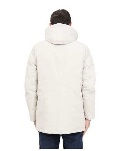 parka a collo alto pellicano uomo con nastro e patch logata | BLAUER parka a collo alto pellicano uomo con nastro e patch logata | BLAUER