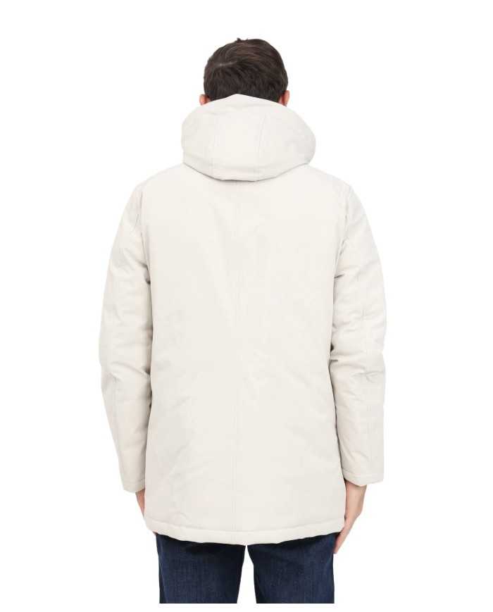 parka a collo alto pellicano uomo con nastro e patch logata | BLAUER parka a collo alto pellicano uomo con nastro e patch logata | BLAUER