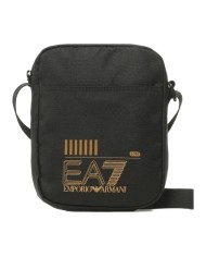 tracolla nero con logo oro ricamato da uomo | EA7