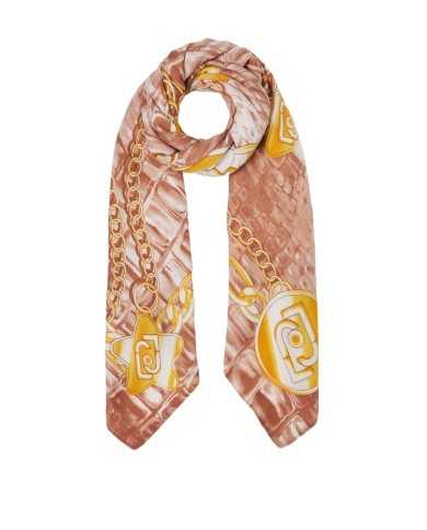 foulard natural da donna con stampa charms all-over | LIU JO foulard natural da donna con stampa charms all-over | LIU JO