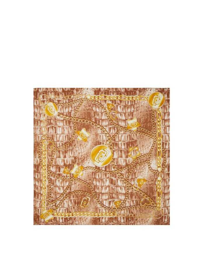 foulard natural da donna con stampa charms all-over | LIU JO