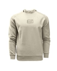 felpa silver cloud da uomo logata in piccolo al centro | EA7