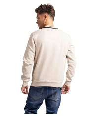 felpa silver cloud da uomo logata in piccolo al centro | EA7