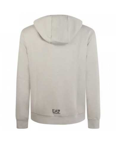 felpa silver cloud da uomo con maxi logo sul petto | EA7 felpa silver cloud da uomo con maxi logo sul petto | EA7