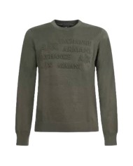 maglia rosin da uomo con scritta frontale a rilievo | ARMANI EXCHANGE