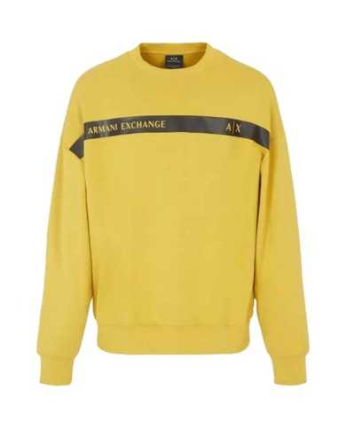 felpa antique moss da uomo logata su petto | ARMANI EXCHANGE felpa antique moss da uomo logata su petto | ARMANI EXCHANGE
