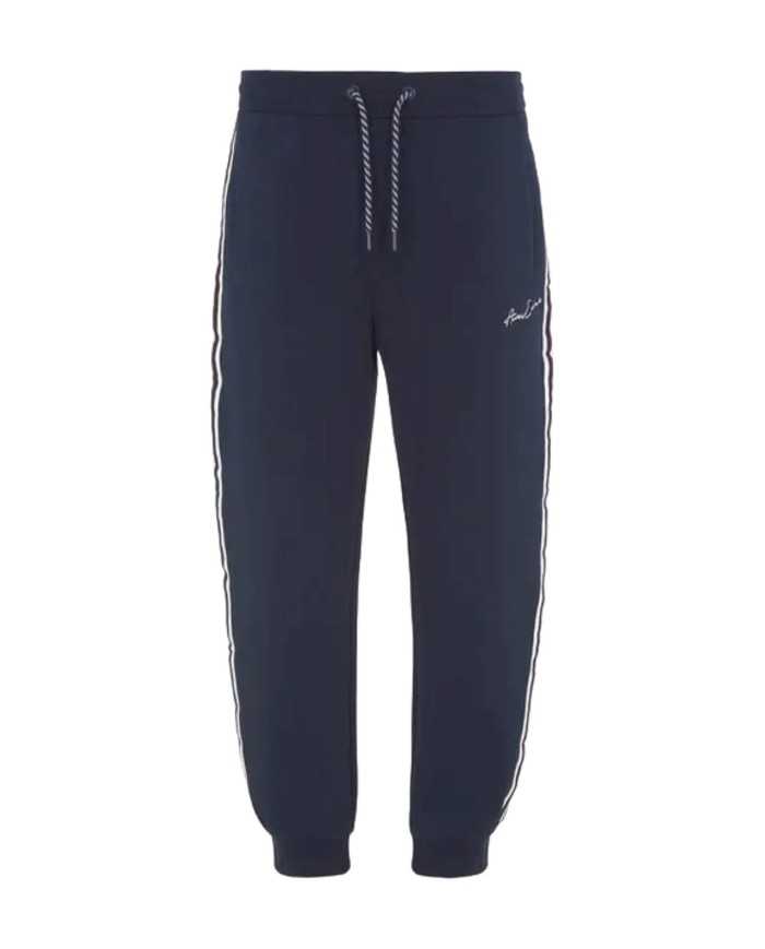pantaloni deep navy da uomo con logo su gamba | ARMANI EXCHANGE pantaloni deep navy da uomo con logo su gamba | ARMANI EXCHANGE