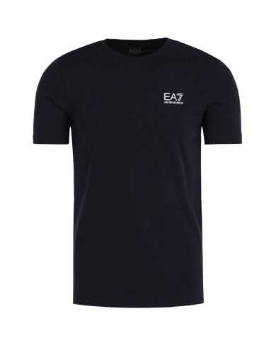 t-shirt night blue da uomo logata in piccolo davanti | EA7 t-shirt night blue da uomo logata in piccolo davanti | EA7