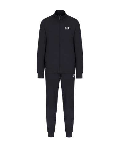 tuta night blue da uom con felpa aperta e pantaloni joggers | EA7 tuta night blue da uom con felpa aperta e pantaloni joggers | EA7