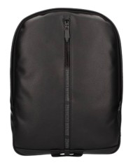 borsa backpack nero da uomo con zip logata avanti | ARMANI EXCHANGE