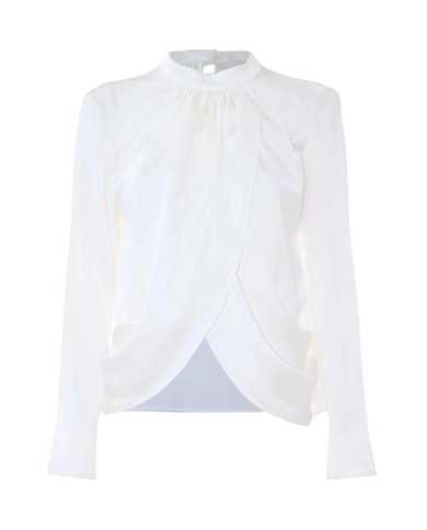 blusa latte/panna da donna con collo a lupetto arricciato | KOCCA blusa latte/panna da donna con collo a lupetto arricciato | KOCCA