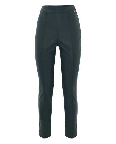 pantalone a sigaretta verde malachite da donna a vita alta | KOCCA pantalone a sigaretta verde malachite da donna a vita alta | KOCCA