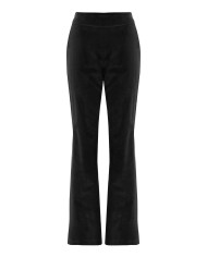 pantalone nero da donna con leggera svasatura in fondo | KOCCA