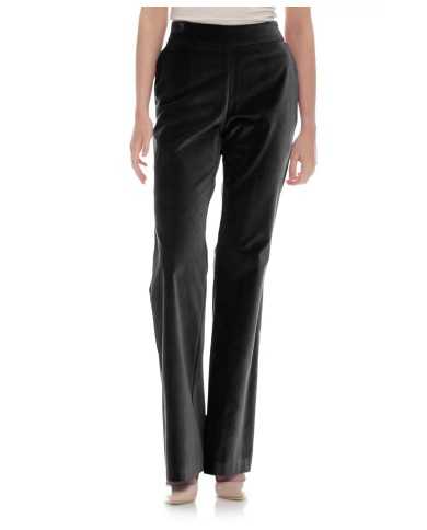 pantalone nero da donna con leggera svasatura in fondo | KOCCA pantalone nero da donna con leggera svasatura in fondo | KOCCA