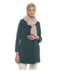 sciarpa avorio da donna lavorata a coste | KOCCA