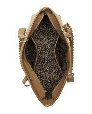 borsa cammello da donna a doppio manico con gioiello appeso | LIU JO borsa cammello da donna a doppio manico con gioiello appeso | LIU JO