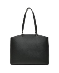 borsa nera da donna a doppio manico con gioiello appeso | LIU JO borsa nera da donna a doppio manico con gioiello appeso | LIU JO