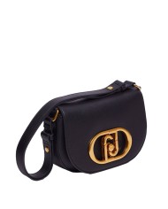 borsa nera da donna con fibbia logata alla chiusura | LIU JO borsa nera da donna con fibbia logata alla chiusura | LIU JO