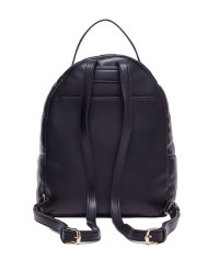 zaino nero da donna con placca logata sostituibile | LIU JO zaino nero da donna con placca logata sostituibile | LIU JO