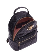 zaino nero da donna con placca logata sostituibile | LIU JO zaino nero da donna con placca logata sostituibile | LIU JO