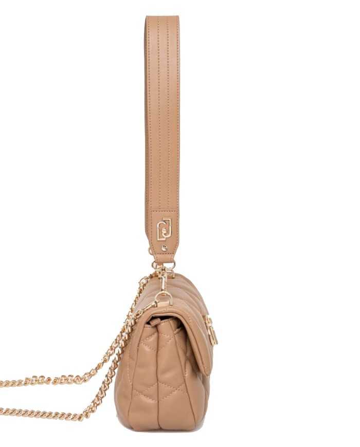 borsa cammello da donna con chiusura a bottone sostituibile | LIU JO borsa cammello da donna con chiusura a bottone sostituibile | LIU JO