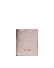 portafoglio light gold da donna effetto bottalato con logo | LIU JO portafoglio light gold da donna effetto bottalato con logo | LIU JO