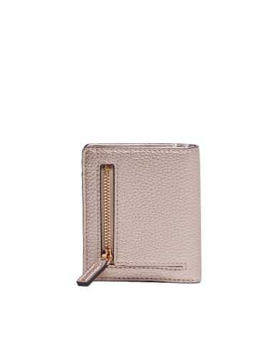 portafoglio light gold da donna effetto bottalato con logo | LIU JO