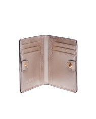 portafoglio light gold da donna effetto bottalato con logo | LIU JO portafoglio light gold da donna effetto bottalato con logo | LIU JO