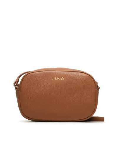 borsa bronze caramel da donna con effetto bottalato | LIU JO