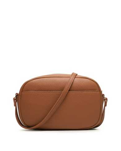 borsa bronze caramel da donna con effetto bottalato | LIU JO