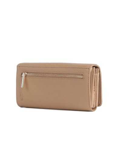 portafoglio cammello da donna con scomparti e logo avanti | LIU JO