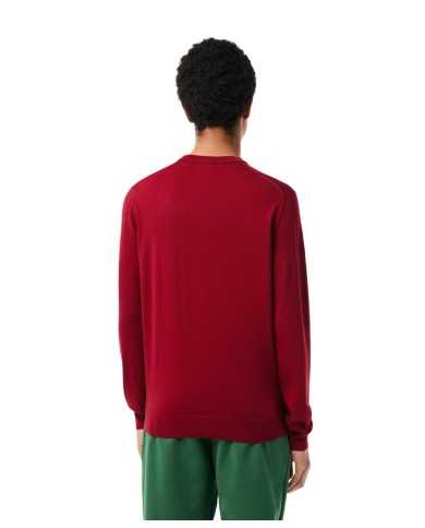 maglia bordeaux da uomo con logo ricamato | LACOSTE maglia bordeaux da uomo con logo ricamato | LACOSTE
