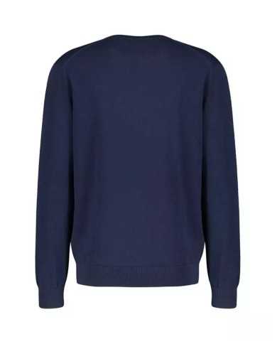 maglia blue navy da uomo con logo ricamato | LACOSTE maglia blue navy da uomo con logo ricamato | LACOSTE