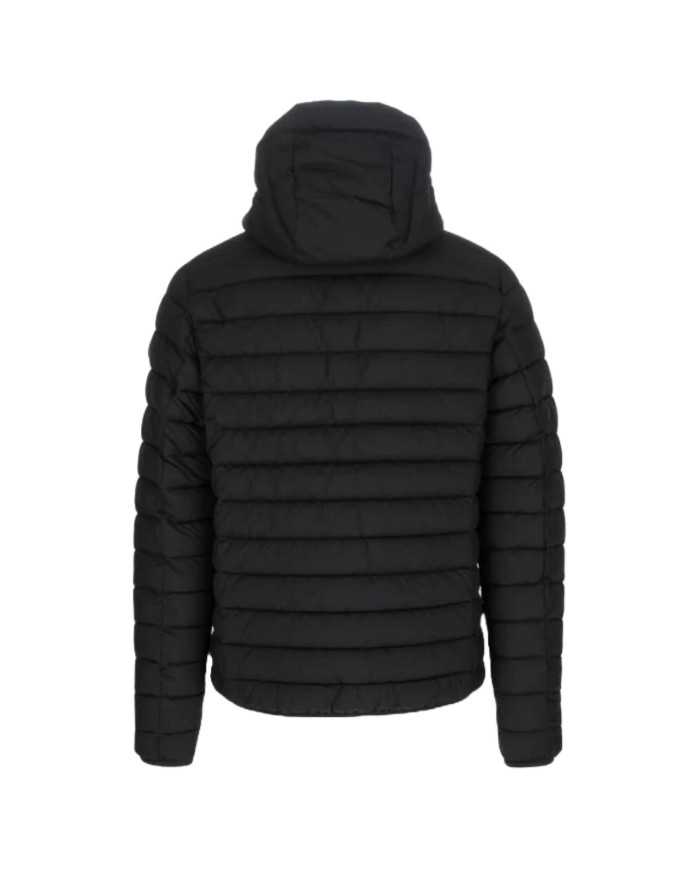 piumino black da uomini waterproof con cappuccio | SAVE THE DUCK piumino black da uomini waterproof con cappuccio | SAVE THE DUCK