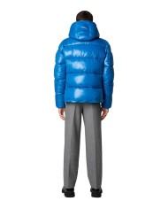 piumino blue berry da uomo con logo patch su manica | SAVE THE DUCK piumino blue berry da uomo con logo patch su manica | SAVE THE DUCK